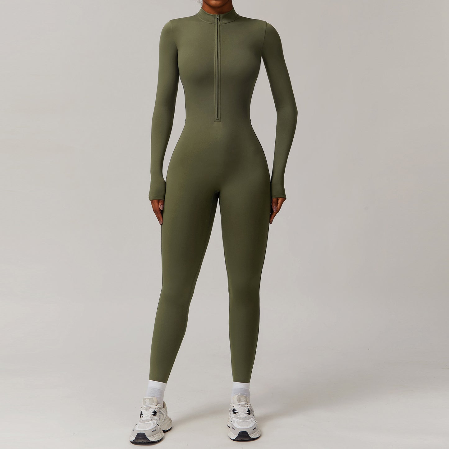 SculptForm Long-Sleeve Training Jumpsuit