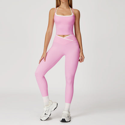 CurveFlex Strappy Tank & V-Waist Leggings Set