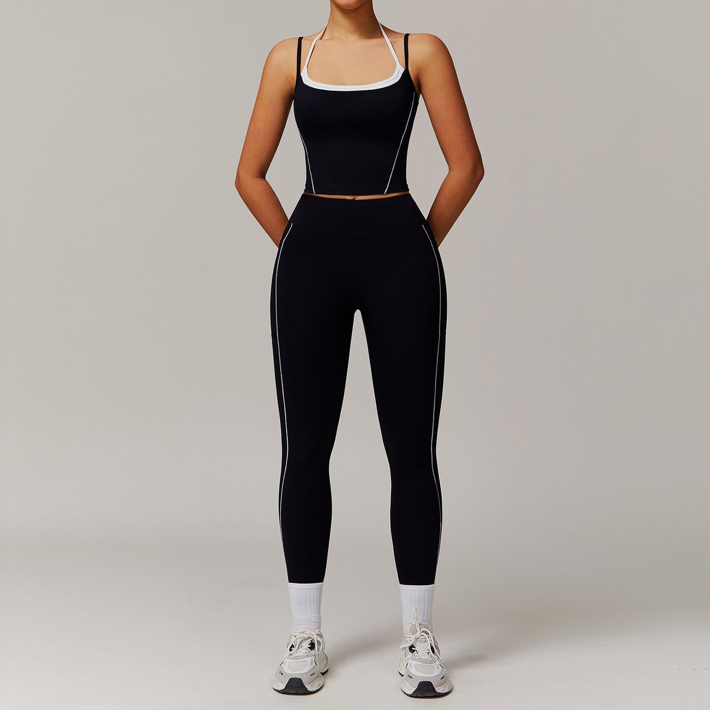 CurveFlex Strappy Tank & Leggings Set