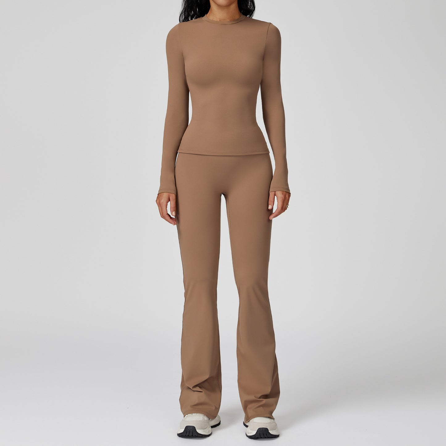 PowerFlow Long Sleeve + Flare Leggings Set