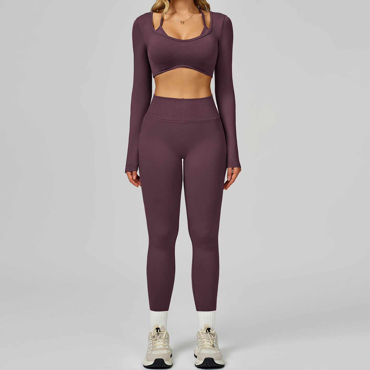 Momentum Sculpt Long-Sleeve & Leggings Set