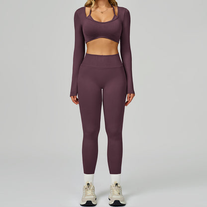 Momentum Sculpt Long-Sleeve & Leggings Set