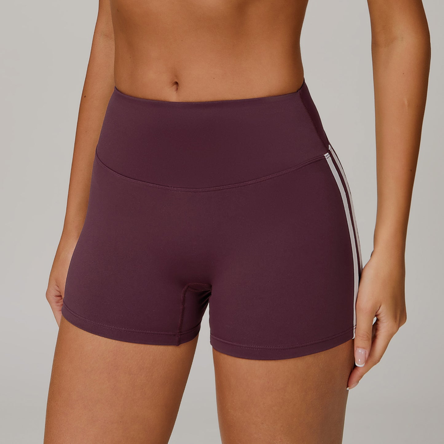 Velocity High-Waist Stripe Shorts