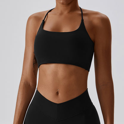 Strappy Sculpt Crossback Sports Bra