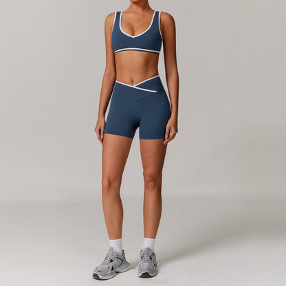 Cross-Waist Studio Shorts