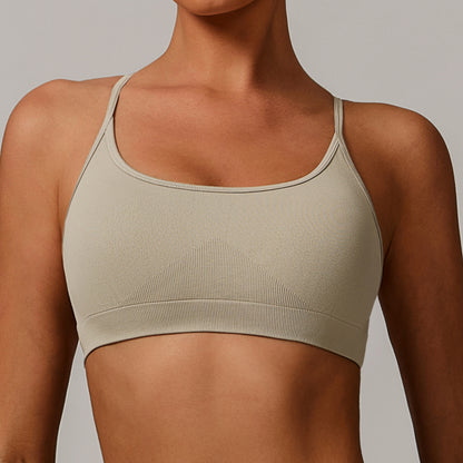 Seamless Strappy Sports Bra