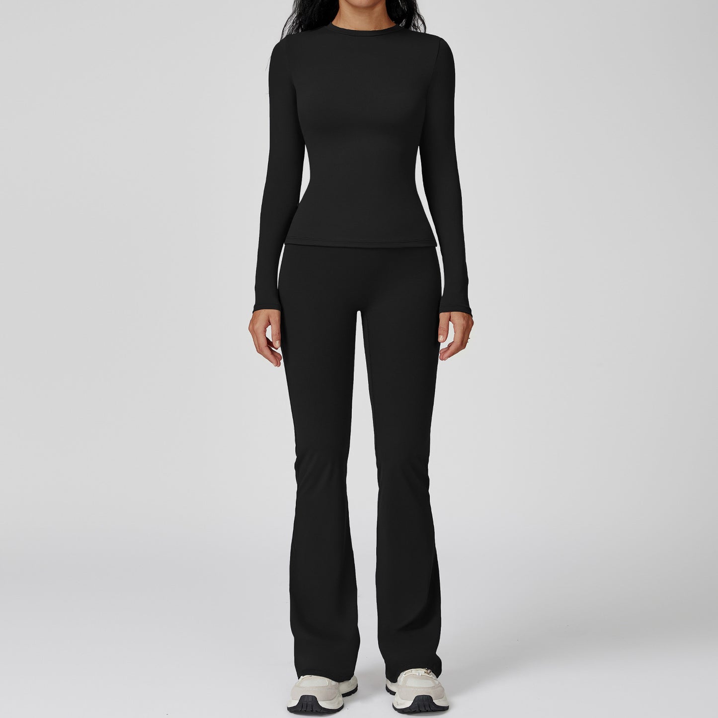 PowerFlow Long Sleeve + Flare Leggings Set