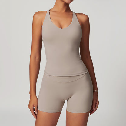 Crossback Sculpt Tank Bra