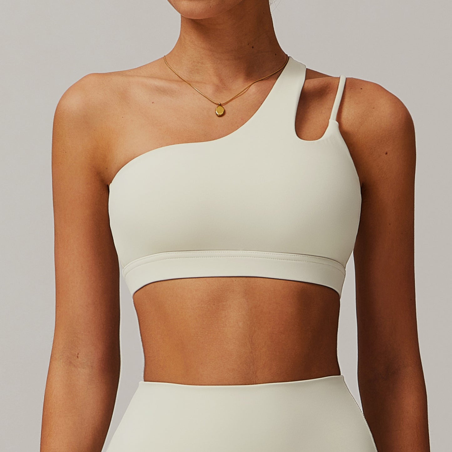 Asymmetry One-Shoulder Sports Bra