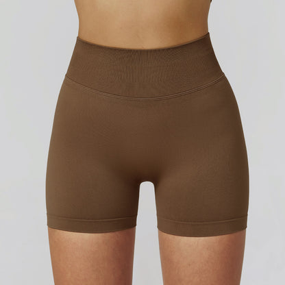 High-Waist Seamless Compression Shorts