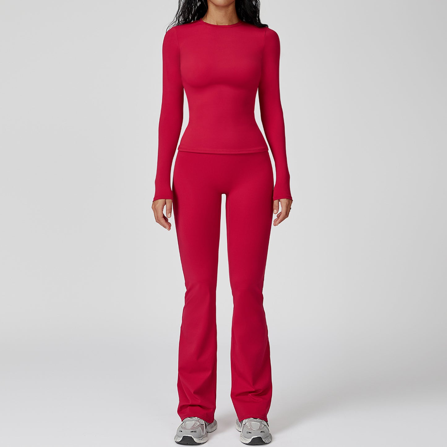 PowerFlow Long Sleeve + Flare Leggings Set