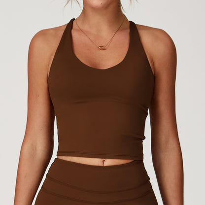 Crossback Sculpt Tank Bra