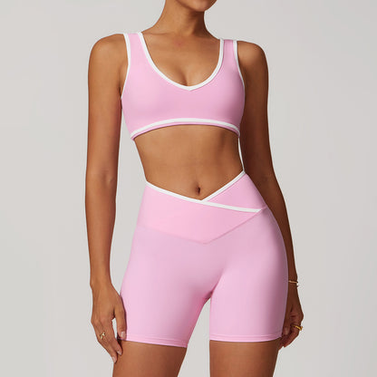 Cross-Waist Studio Shorts