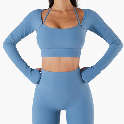 Ribbed Motion Long Sleeve Set