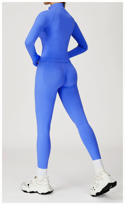 Seamless Zip-Up Jacket & Leggings Set