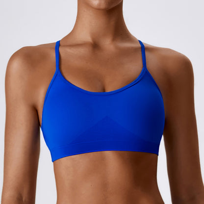 Seamless Strappy Sports Bra
