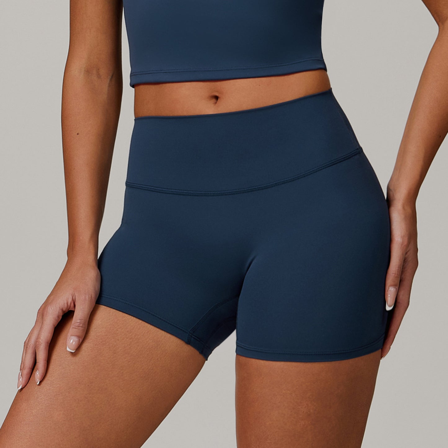 High-Waist Performance Training Shorts