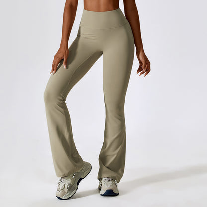 High-Waist Flare Leg Yoga Pants