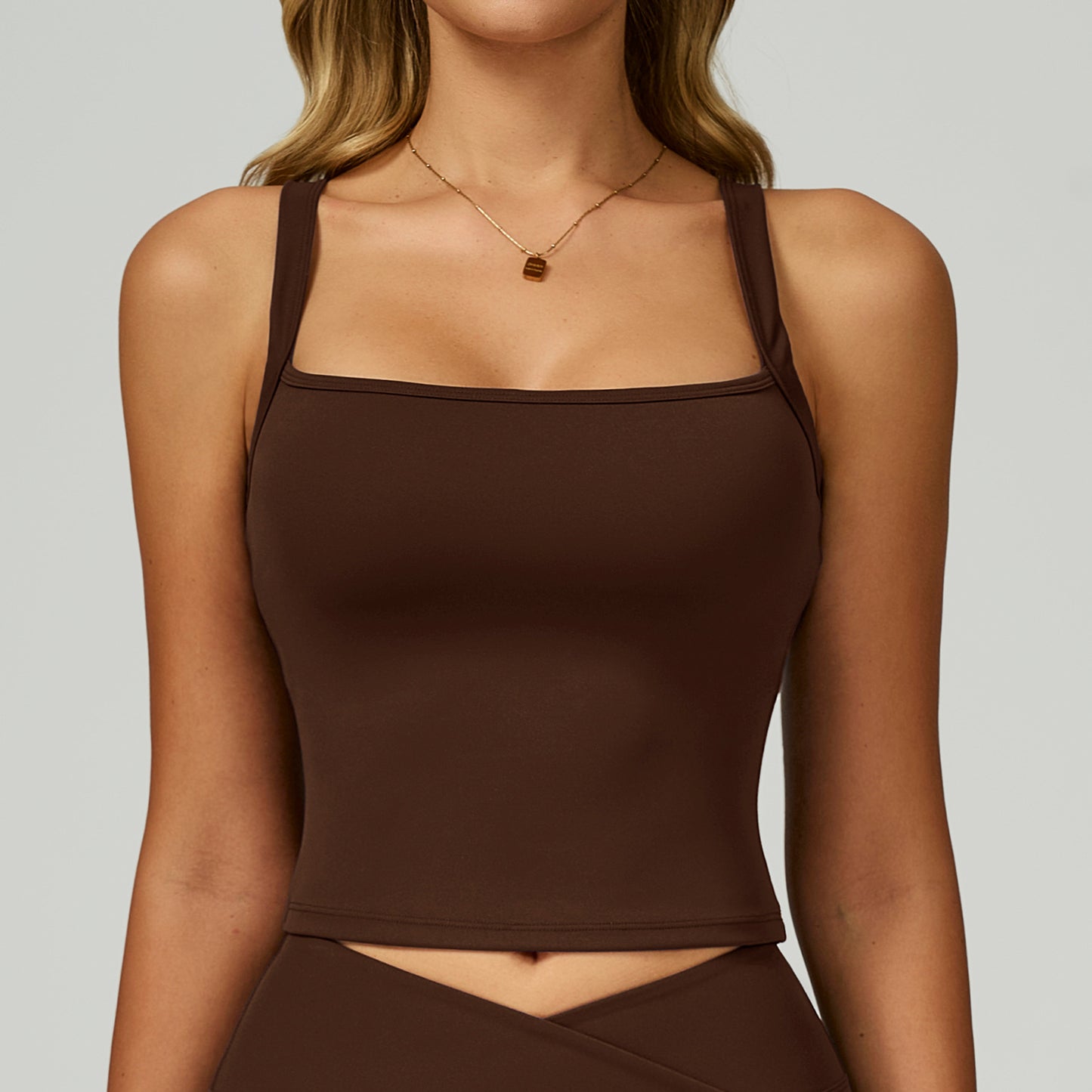 FlowForm Square-Neck Workout Tank