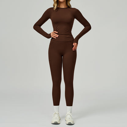 SculptFit Long Sleeve Training Set – Top & Leggings