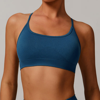Seamless Strappy Sports Bra