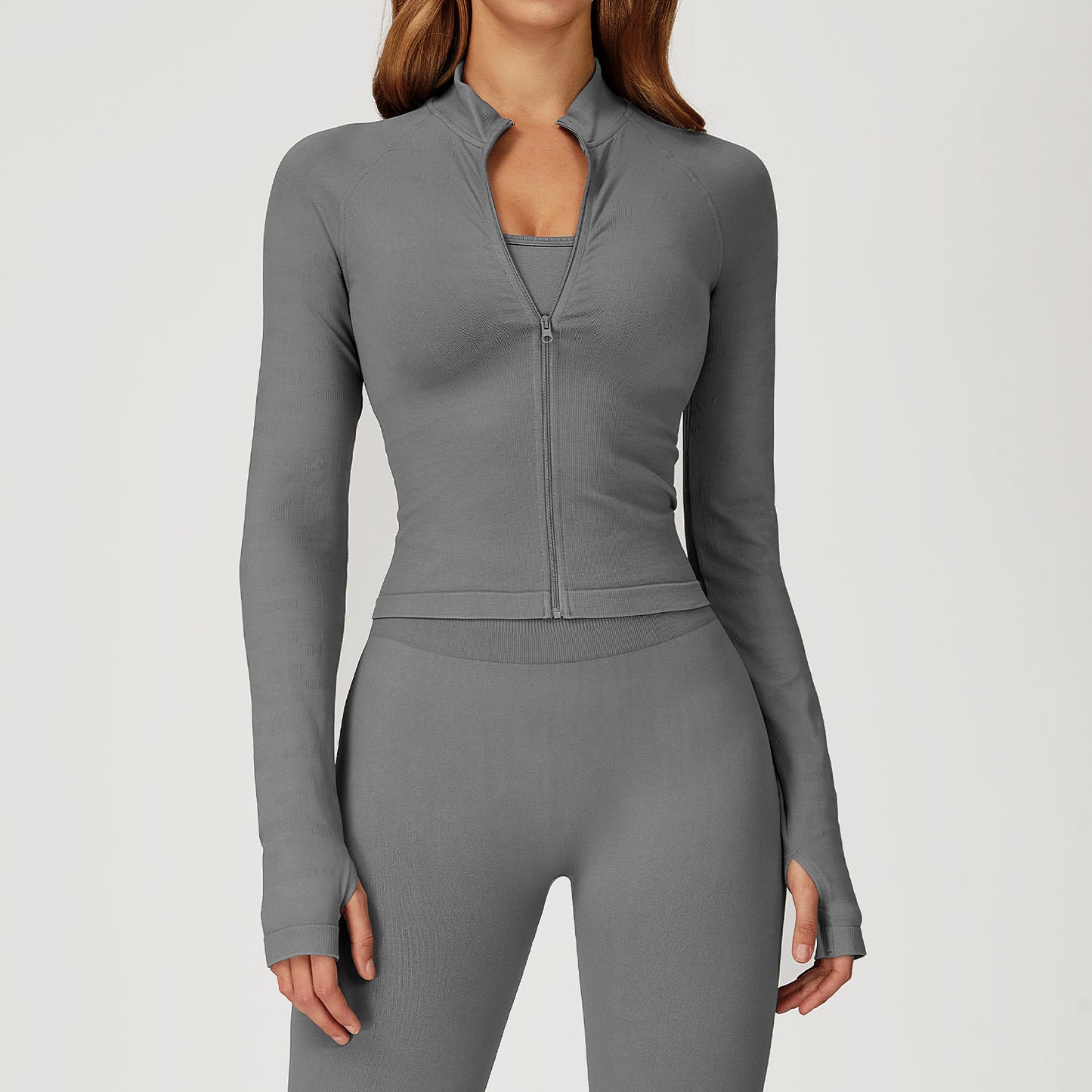 Zip-Front Studio Jacket