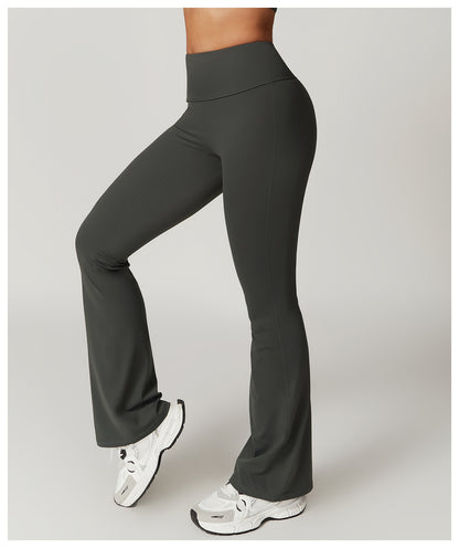 High-Waist Flare Leg Yoga Pants