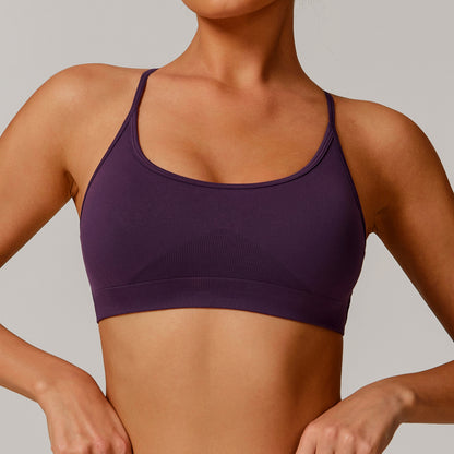 Seamless Strappy Sports Bra