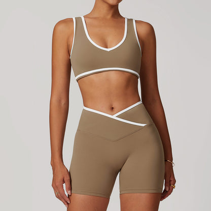 Cross-Waist Studio Shorts