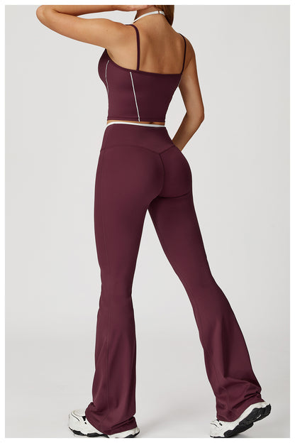 CurveFlex Strappy Tank & V-Waist Flare Leggings Set