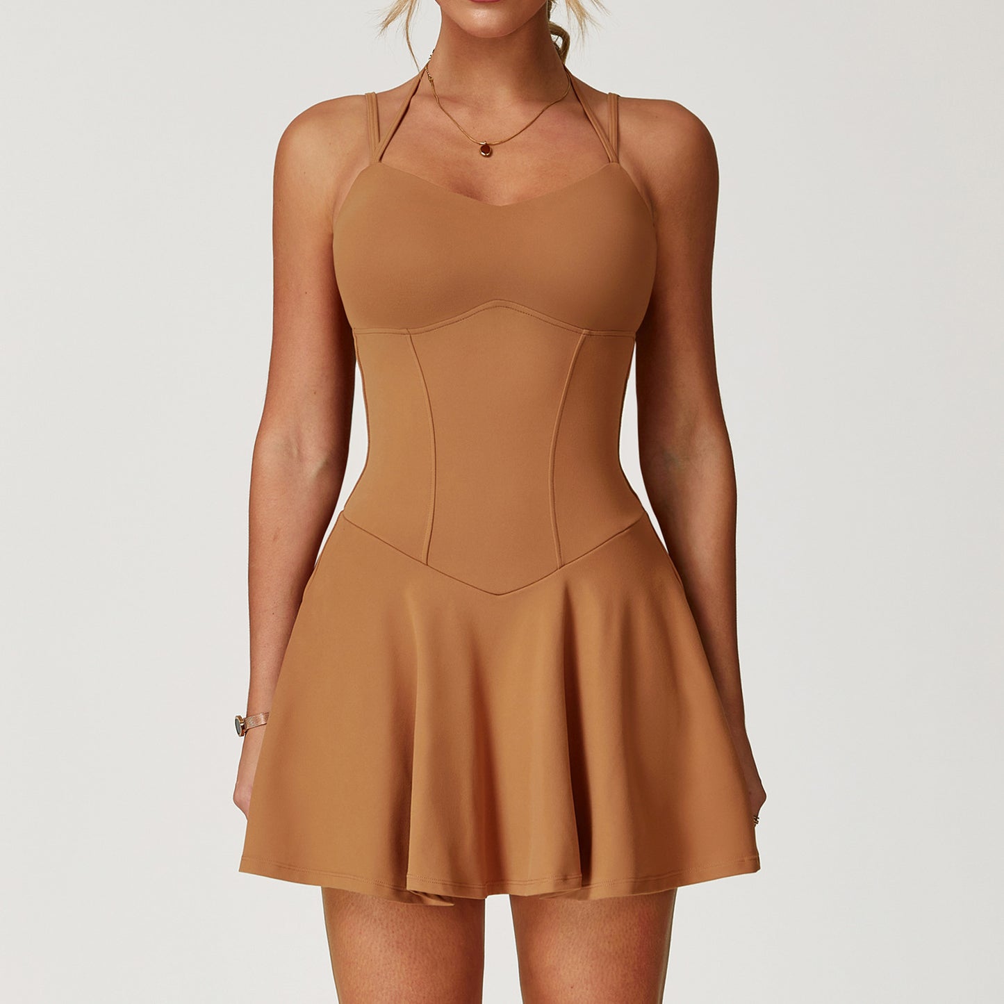 Double-Strap Active Dress with Sculpt Fit