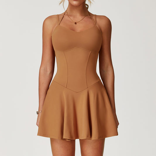 Double-Strap Active Dress with Sculpt Fit