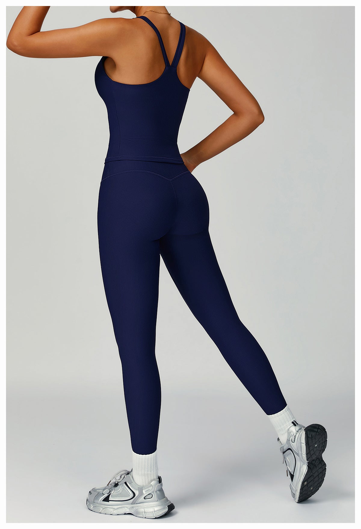 Ribbed Tank & High-Waist Legging Set