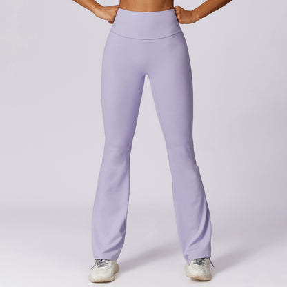 High-Waist Flare Leg Yoga Pants