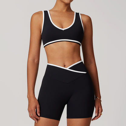 Cross-Waist Studio Shorts