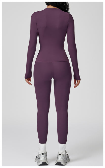 SculptFit Long Sleeve + Leggings Workout Set
