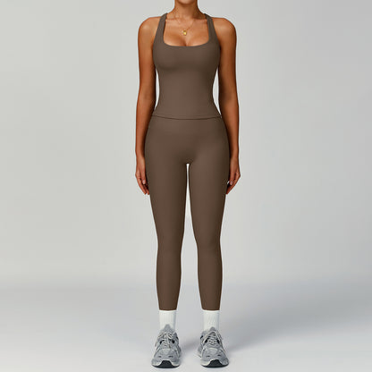 Ribbed Tank & High-Waist Legging Set