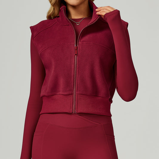 WarmCore Fleece Zip-Up Training Vest