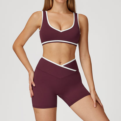 Cross-Waist Studio Shorts