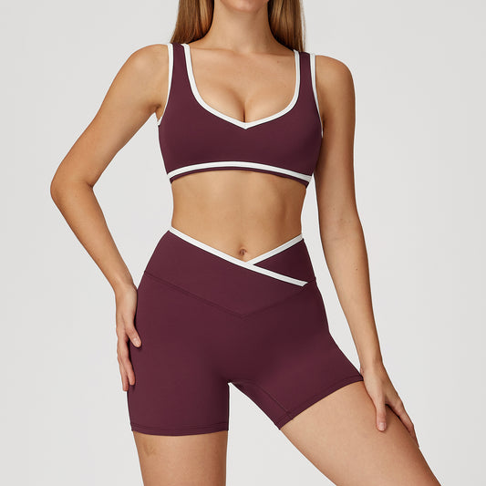Cross-Waist Studio Shorts