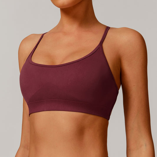 Seamless Strappy Sports Bra