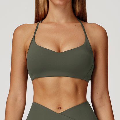 Strappy Racerback Sports Bra