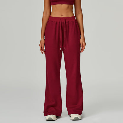 FlowEase High-Waist Wide-Leg Training Pants