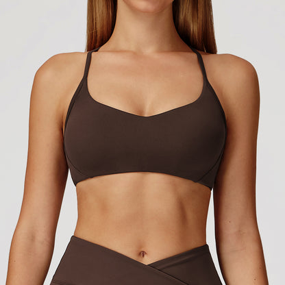 Strappy Racerback Sports Bra