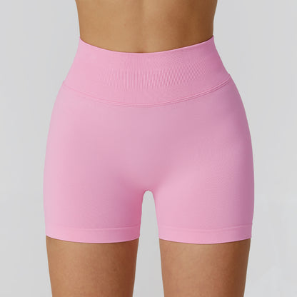 High-Waist Seamless Compression Shorts