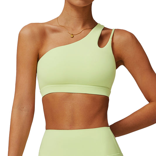 Asymmetry One-Shoulder Sports Bra