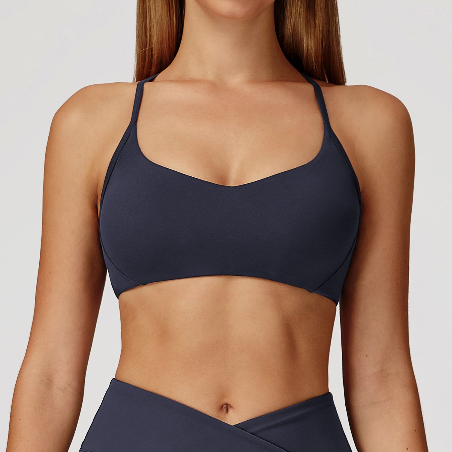 Strappy Racerback Sports Bra