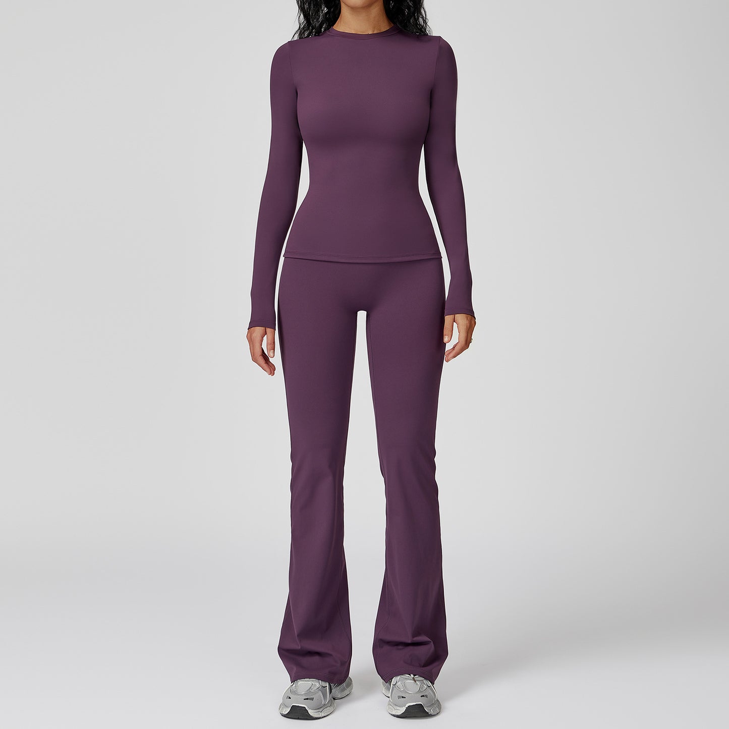 PowerFlow Long Sleeve + Flare Leggings Set