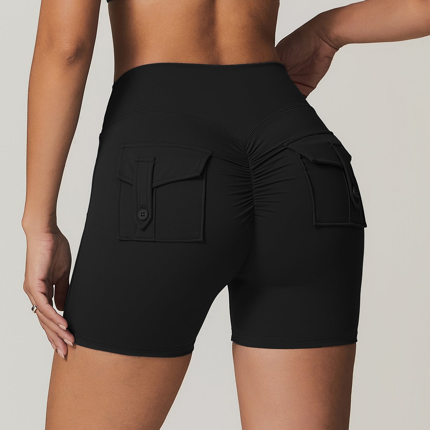 SculptStack Pocket Biker Shorts – Lift, Hold, Move Freely