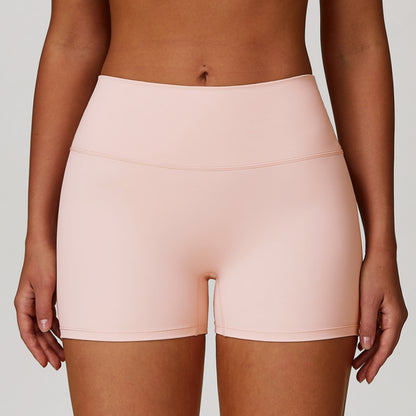Crossover Waist Seamless Yoga Shorts